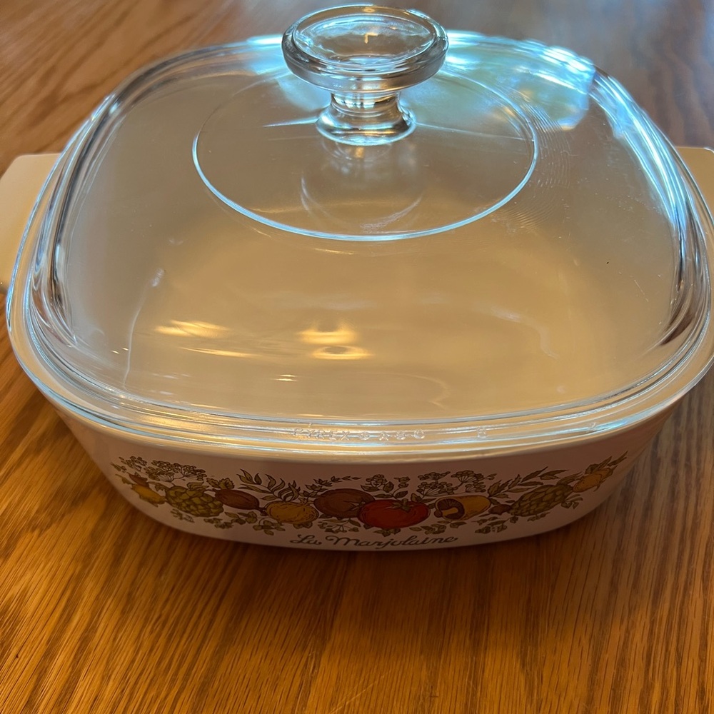 Vintage "Spice of Life" Corning Ware 1970s Casserole Dish